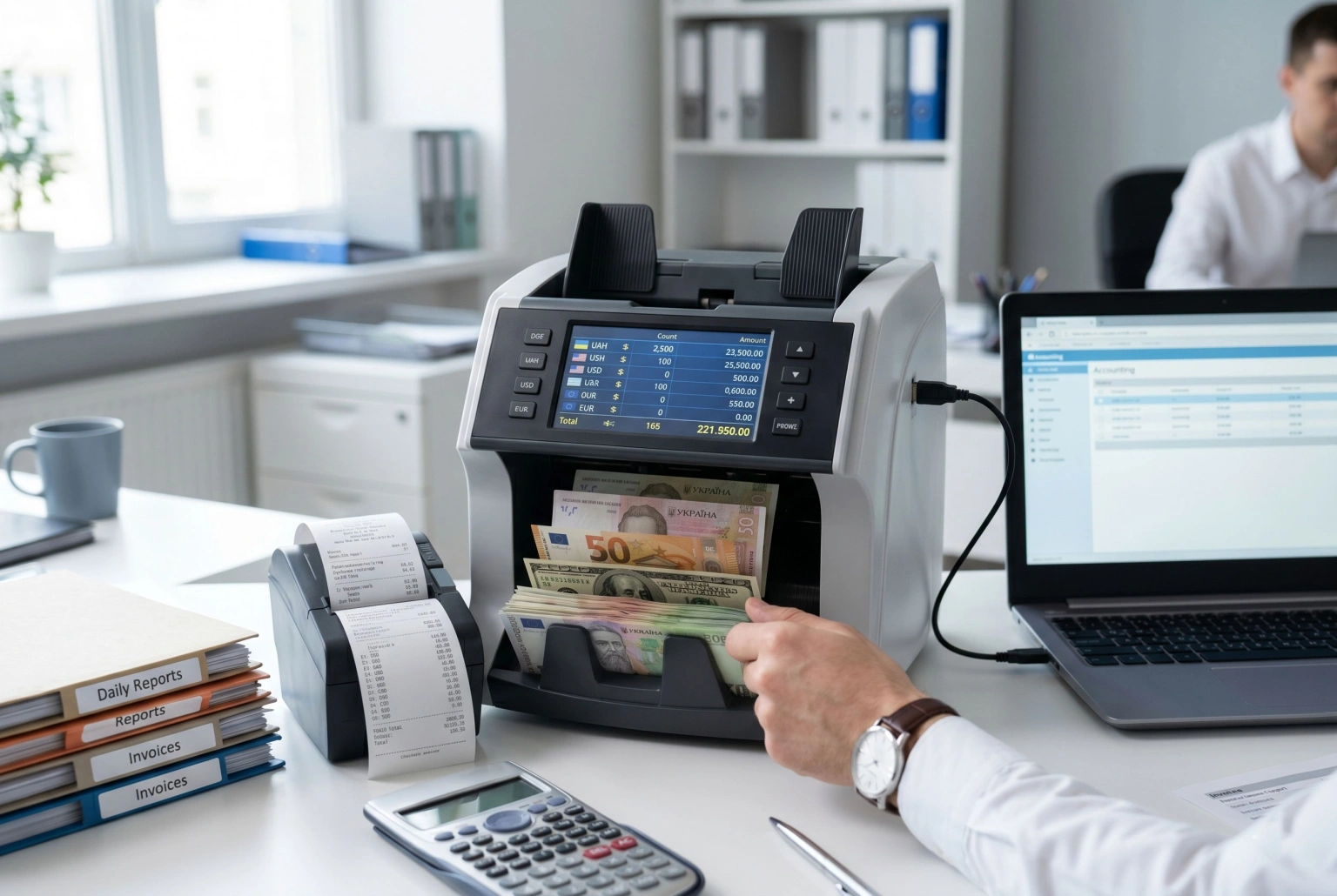 Счетчики банкнот для повседневной работы кассы: Super Money Counter о практических сценариях использования