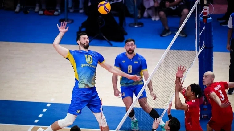 Українські волейболісти здобули дебютну перемогу в Лізі націй