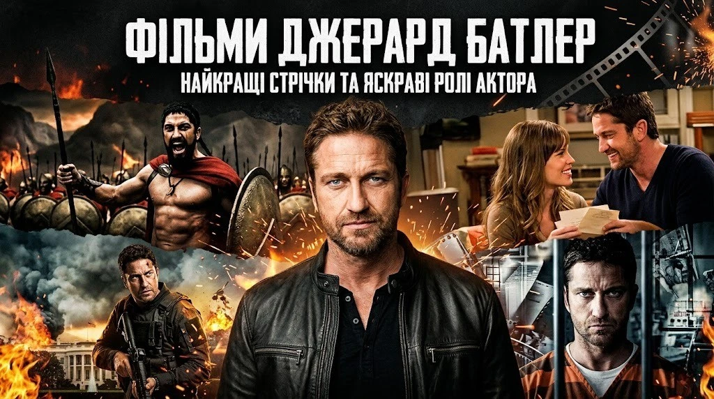 Найкращі фільми Джерард Батлер на будь-який смак