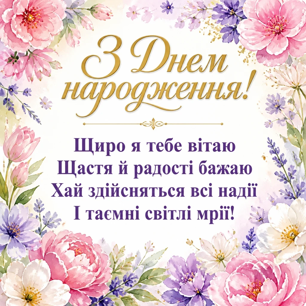 привітання для дочки з днем народження