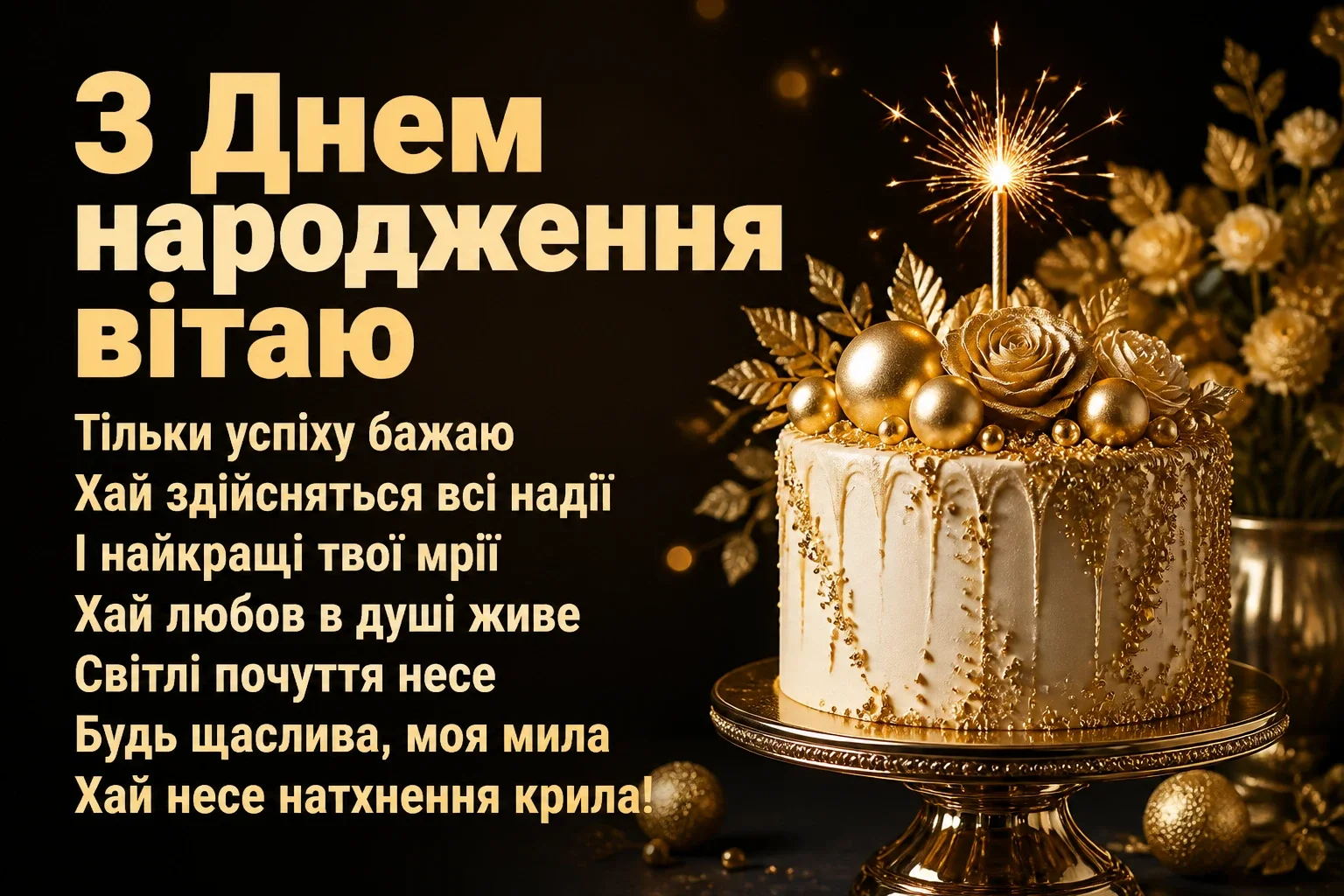 привітання для дочки з днем народження