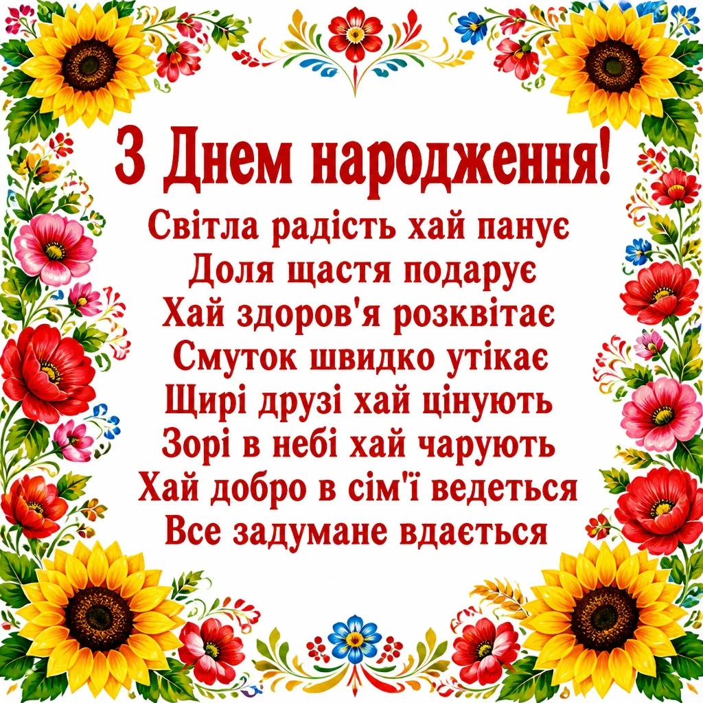 привітання з днем народження привітання з днем народження
