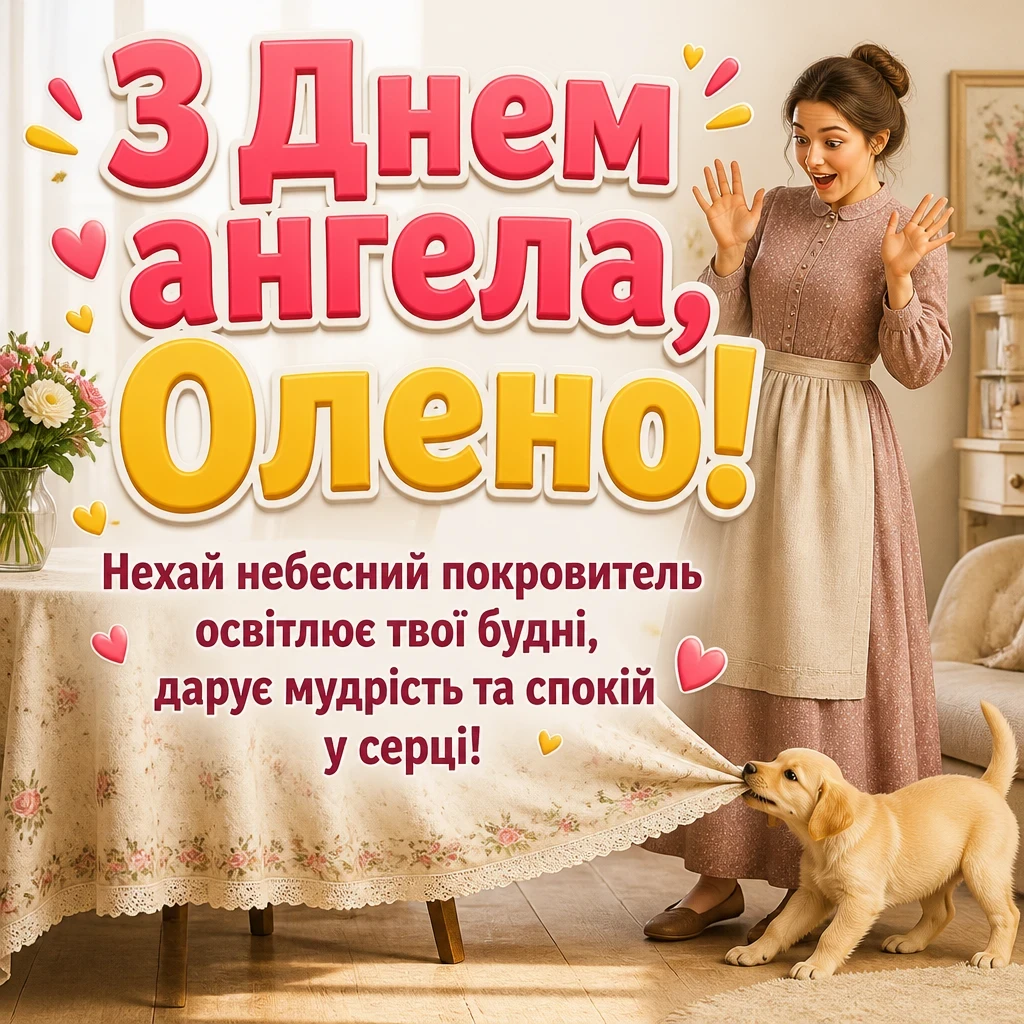 привітання з днем ангела олени