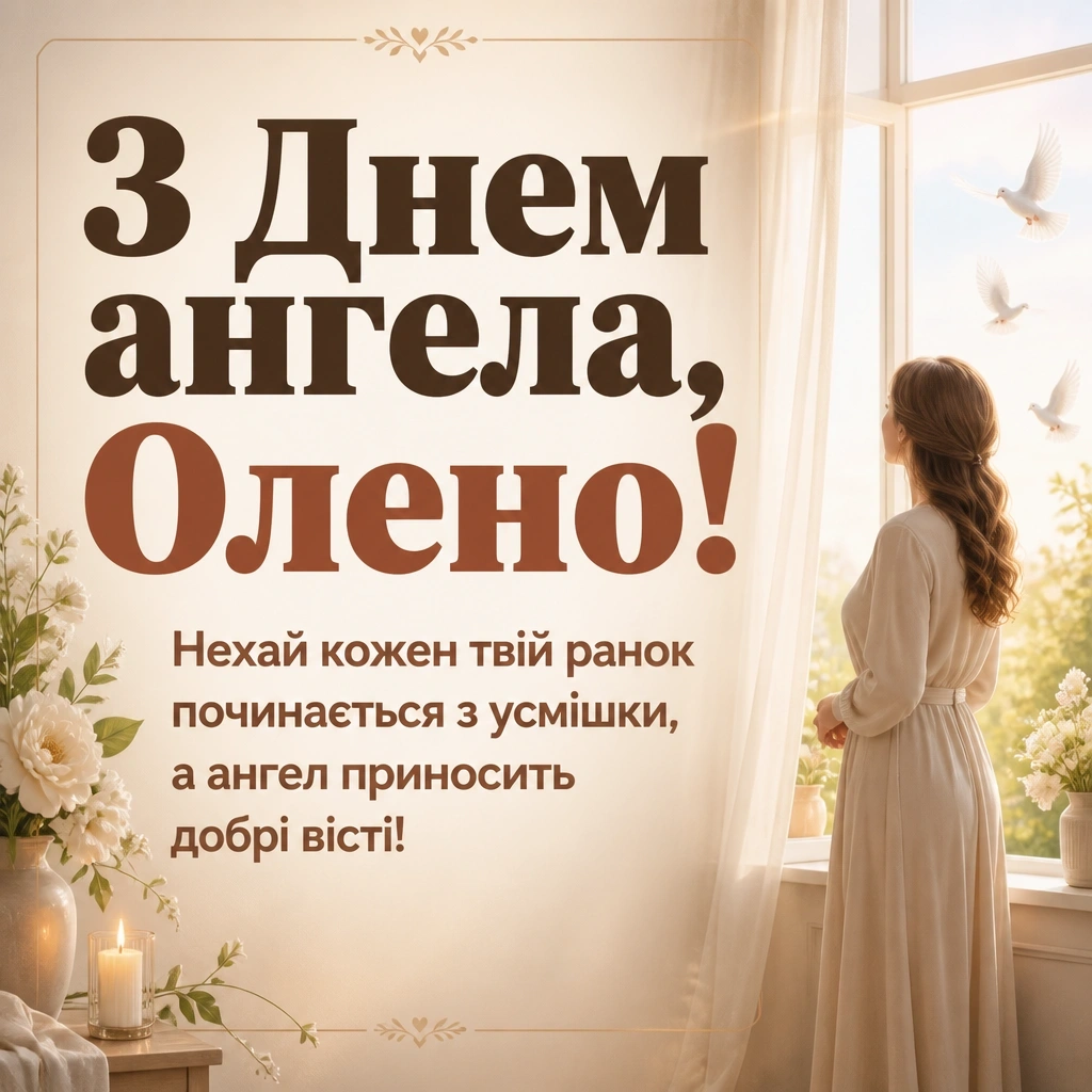 привітання з днем ангела олени