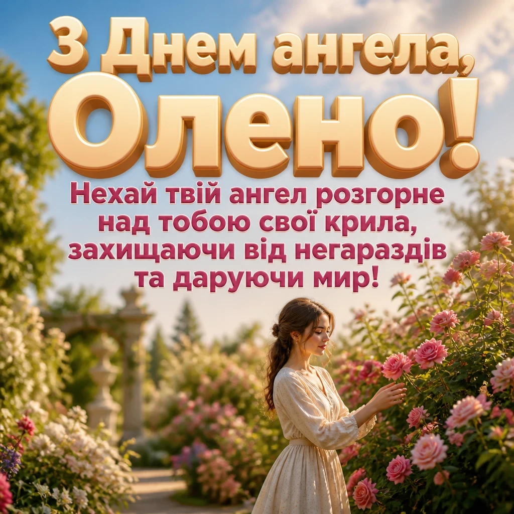 привітання з днем ангела олени