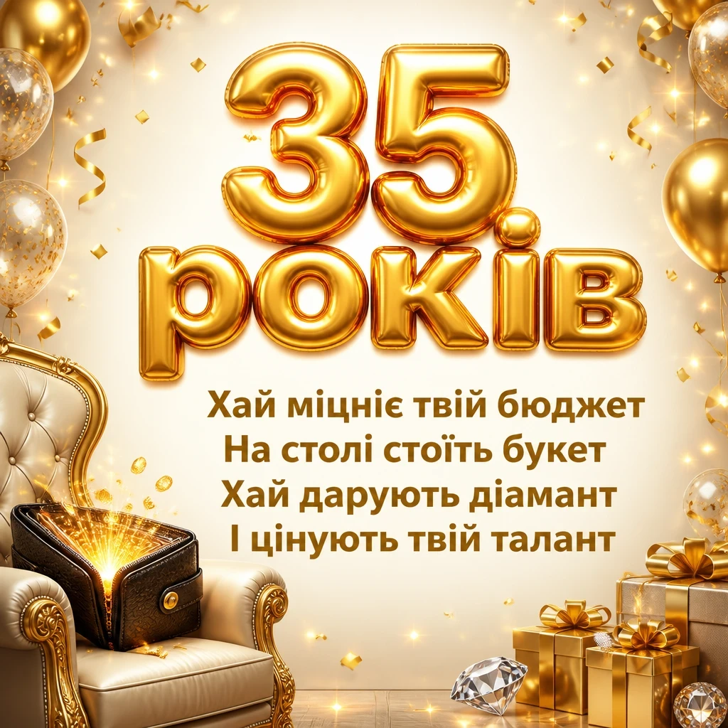 привітання з 35-річчям жінці привітання з 35-річчям жінці