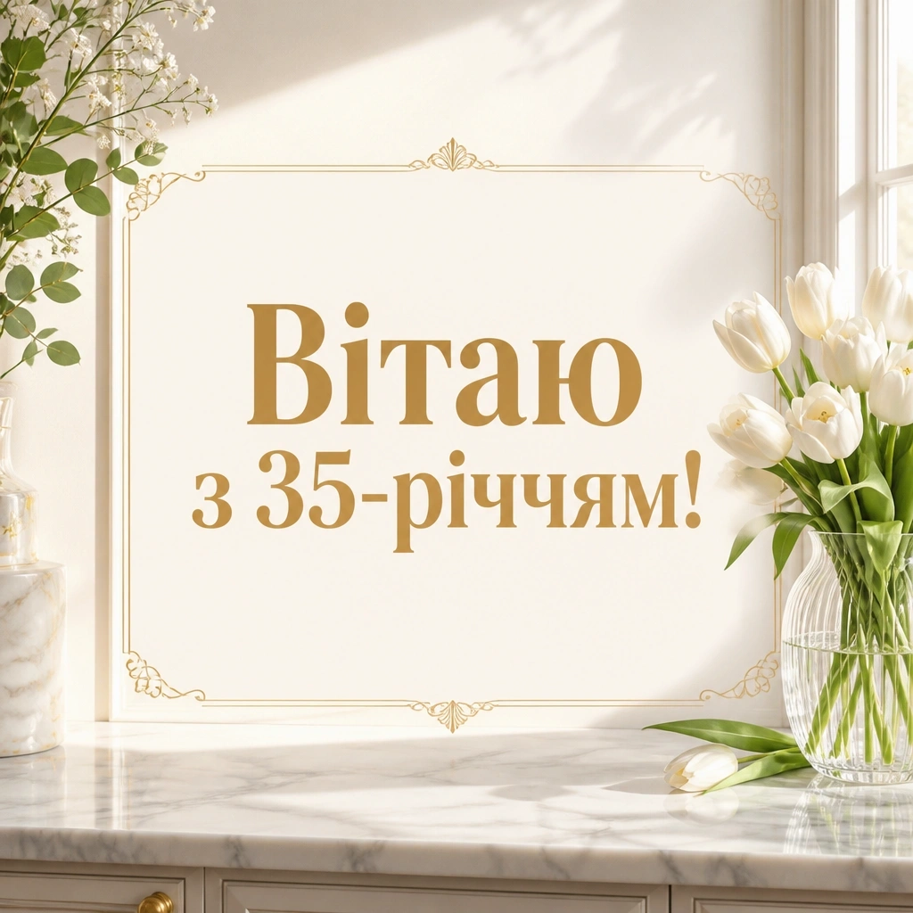 привітання з 35-річчям жінці привітання з 35-річчям жінці