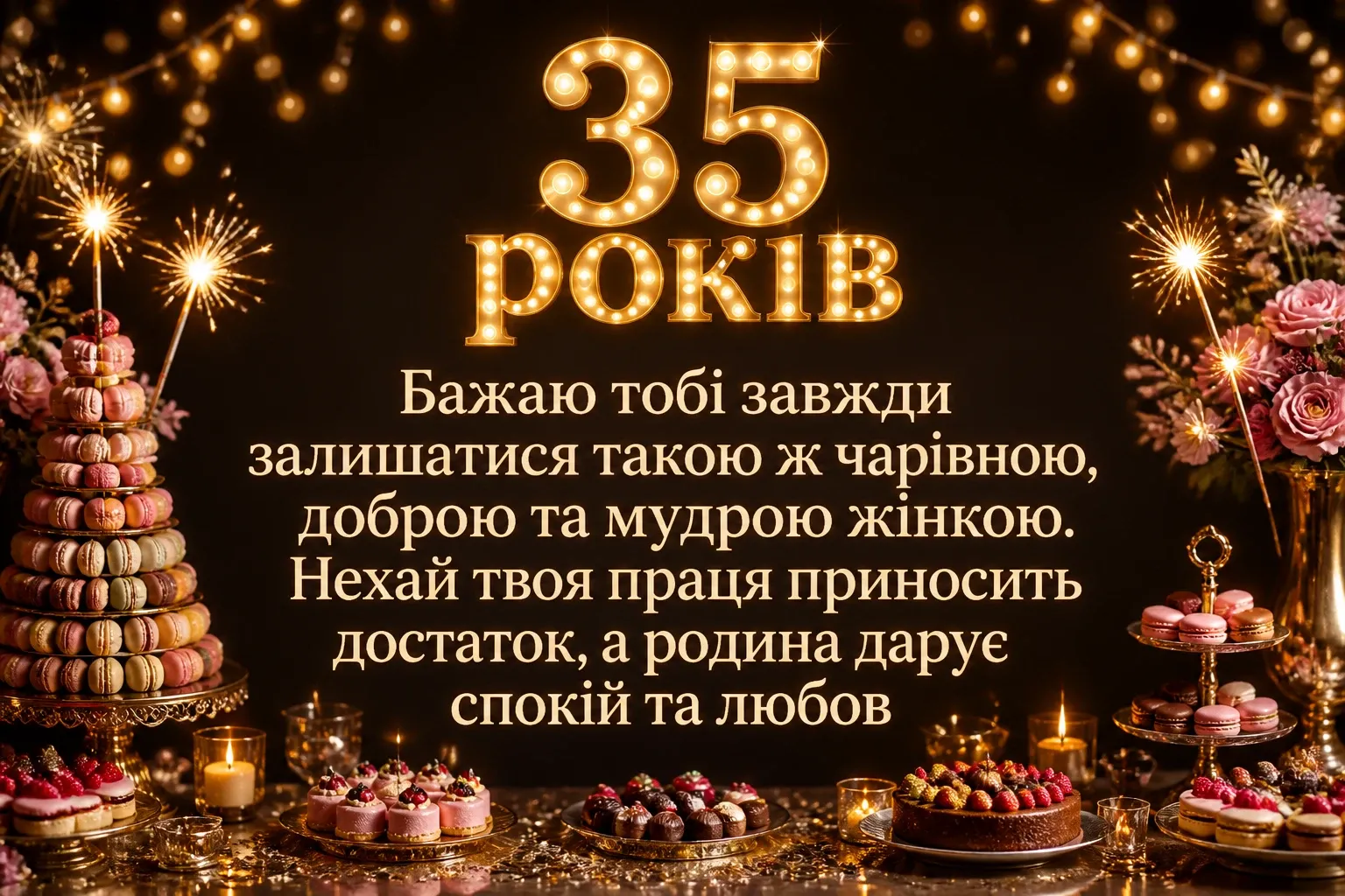 привітання з 35-річчям жінці привітання з 35-річчям жінці