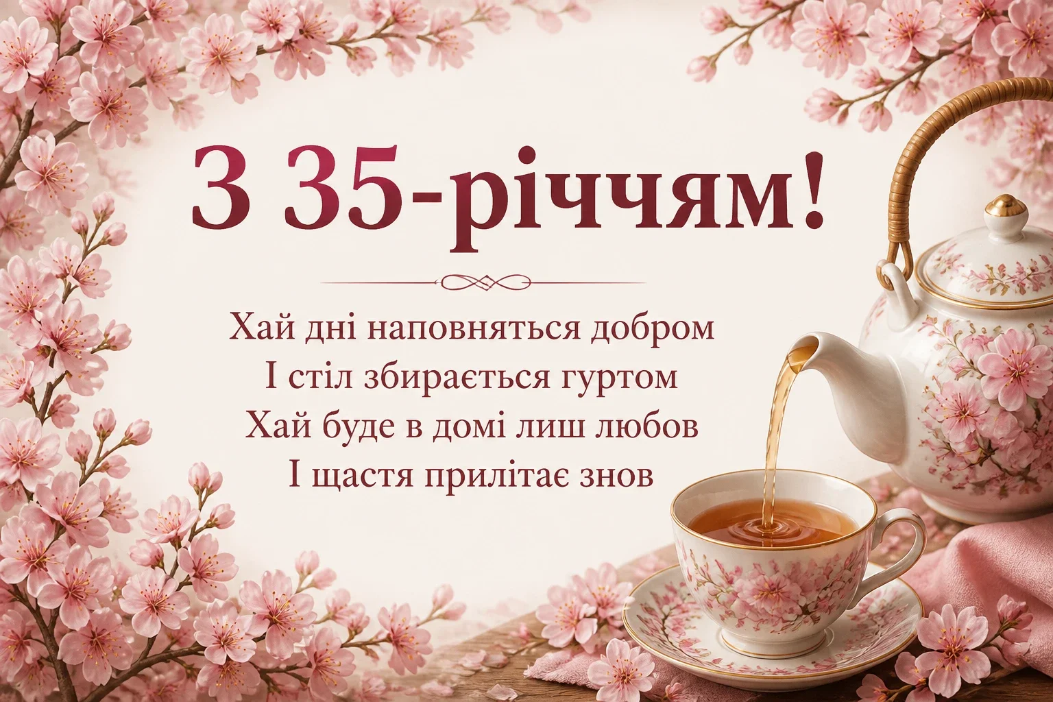 привітання з 35-річчям жінці привітання з 35-річчям жінці