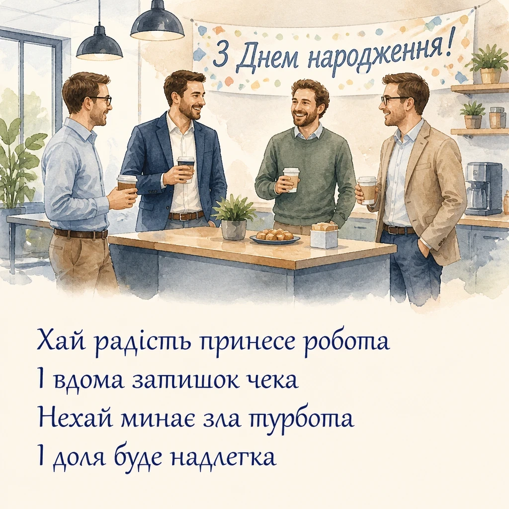 привітання з днем народження колегу чоловіка своїми словами привітання з днем народження колегу чоловіка своїми словами