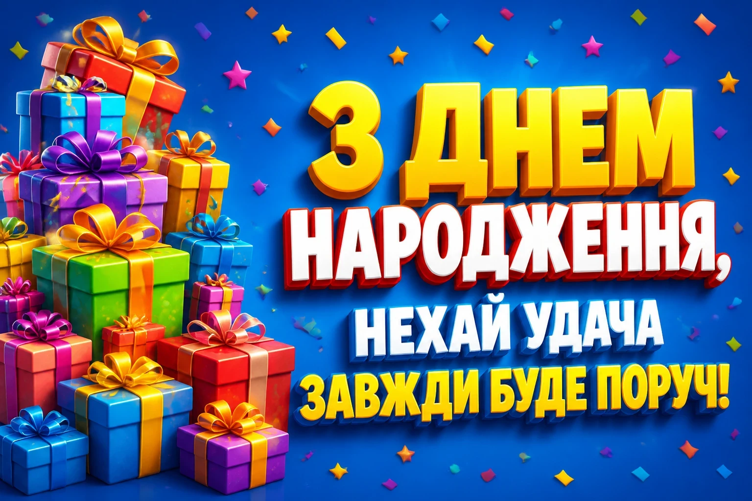 листівка привітання з днем народження листівка привітання з днем народження