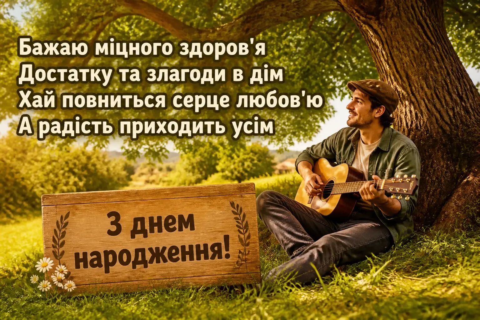 листівка привітання з днем народження листівка привітання з днем народження