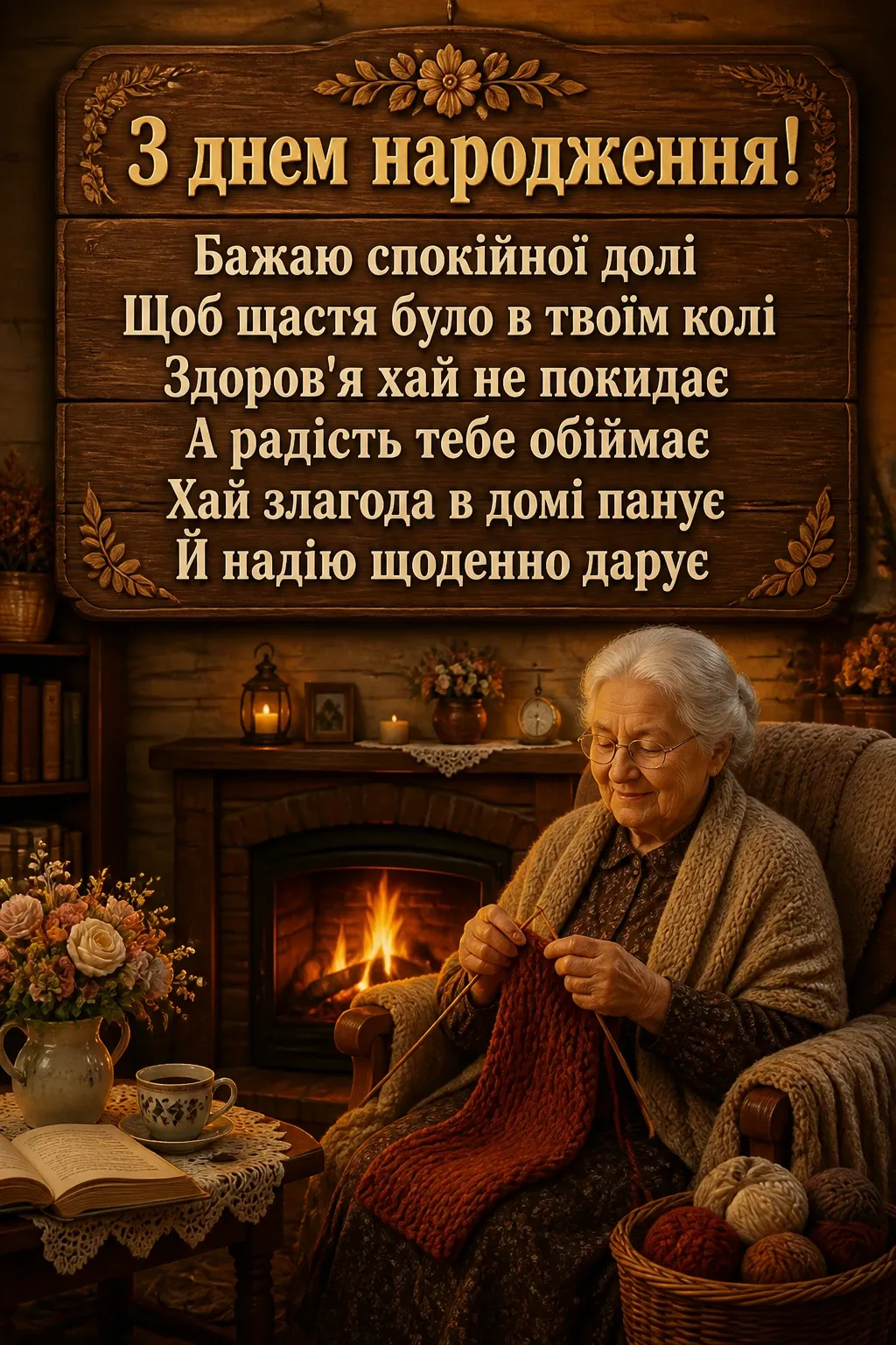 листівка привітання з днем народження листівка привітання з днем народження
