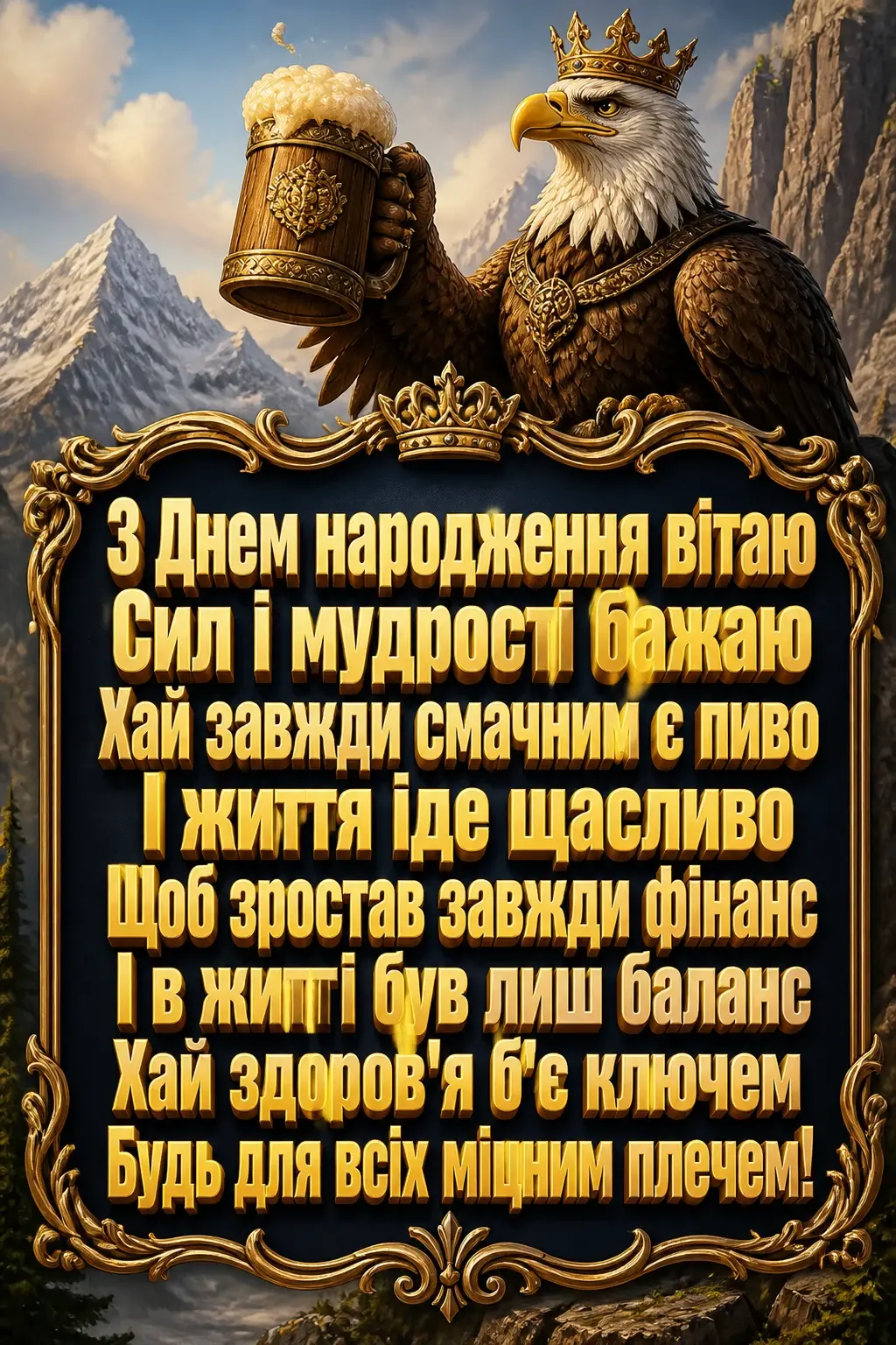 прикольні привітання з днем народження мужчині