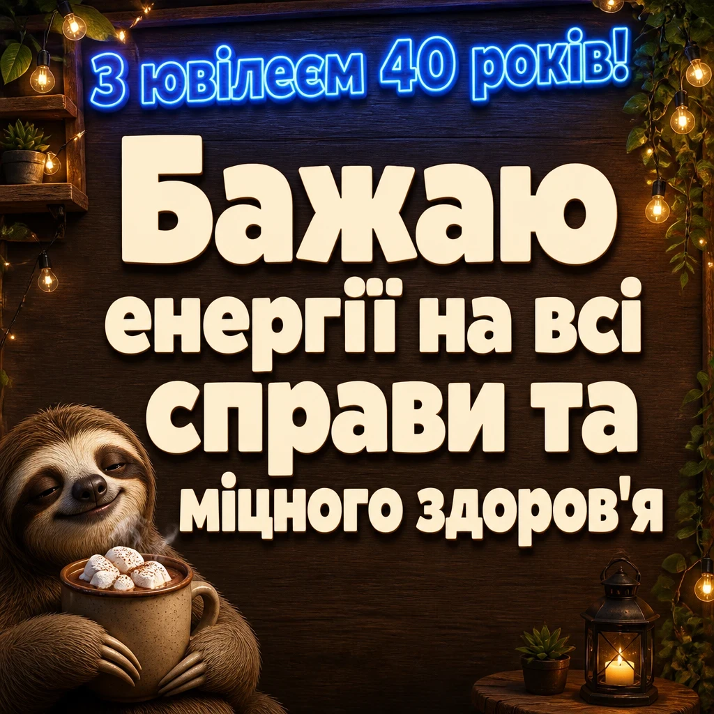 привітання з ювілеєм 40 років привітання з ювілеєм 40 років