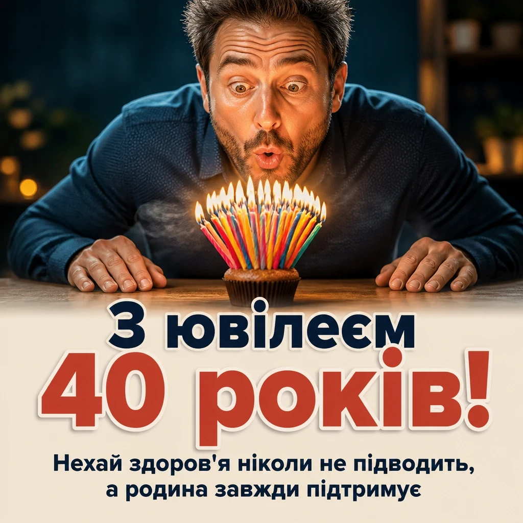 привітання з ювілеєм 40 років привітання з ювілеєм 40 років
