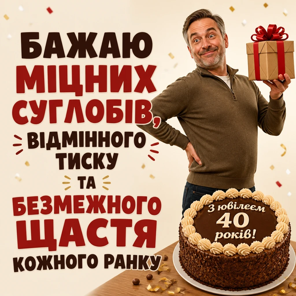 привітання з ювілеєм 40 років привітання з ювілеєм 40 років