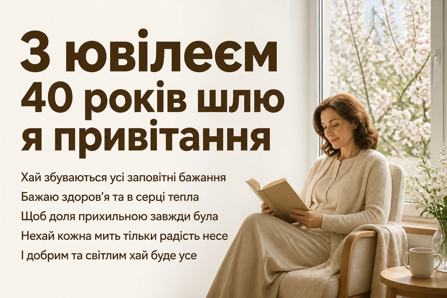 привітання з ювілеєм 40 років привітання з ювілеєм 40 років