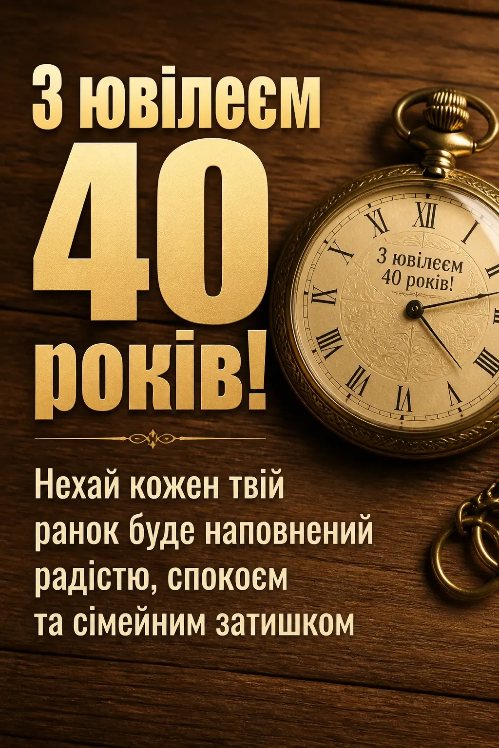 привітання з ювілеєм 40 років привітання з ювілеєм 40 років