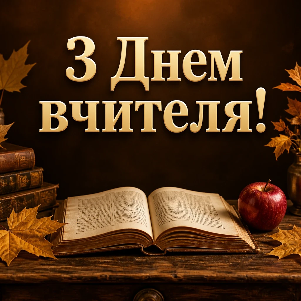 привітання день вчителя