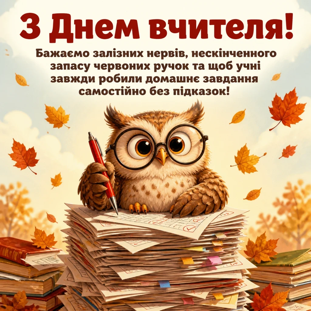 привітання день вчителя