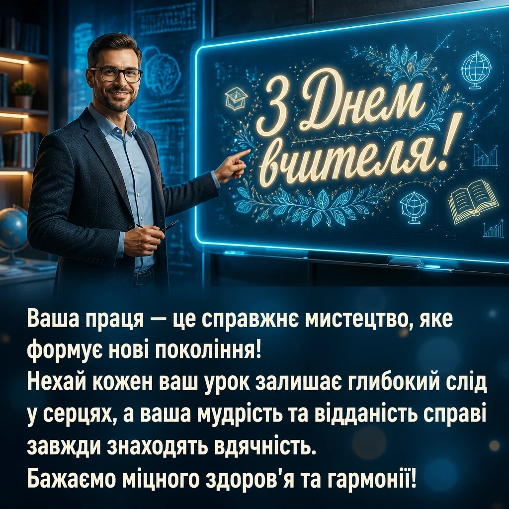 привітання день вчителя