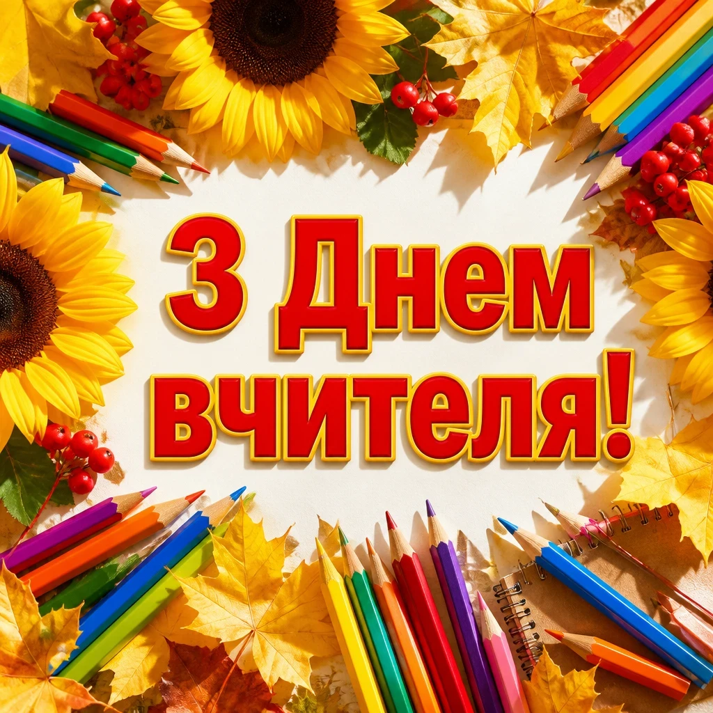 привітання день вчителя