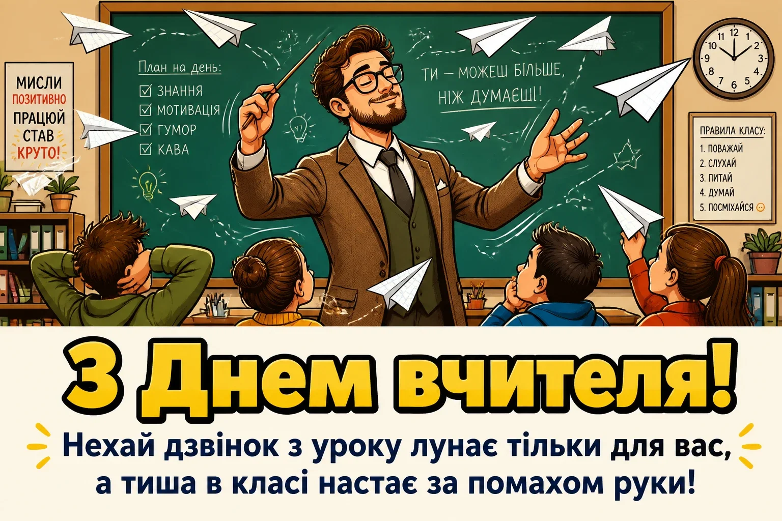 привітання день вчителя