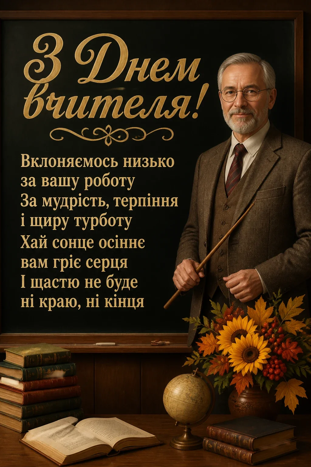привітання день вчителя