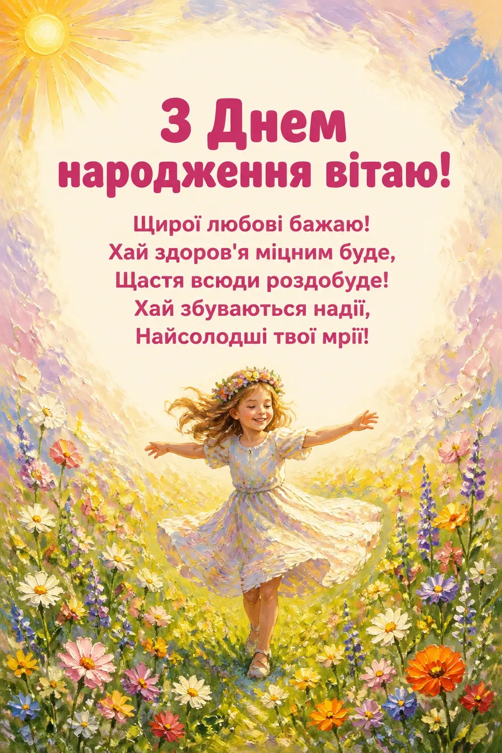 привітання з днем народження для маленької дівчинки привітання з днем народження для маленької дівчинки