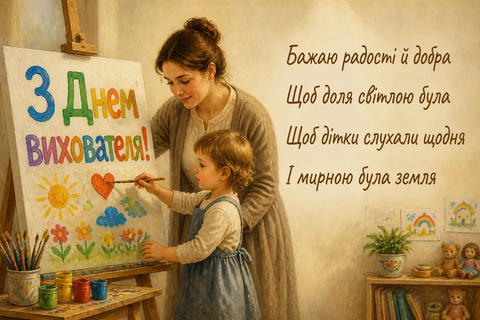 привітання вихователям своїми словами привітання вихователям своїми словами
