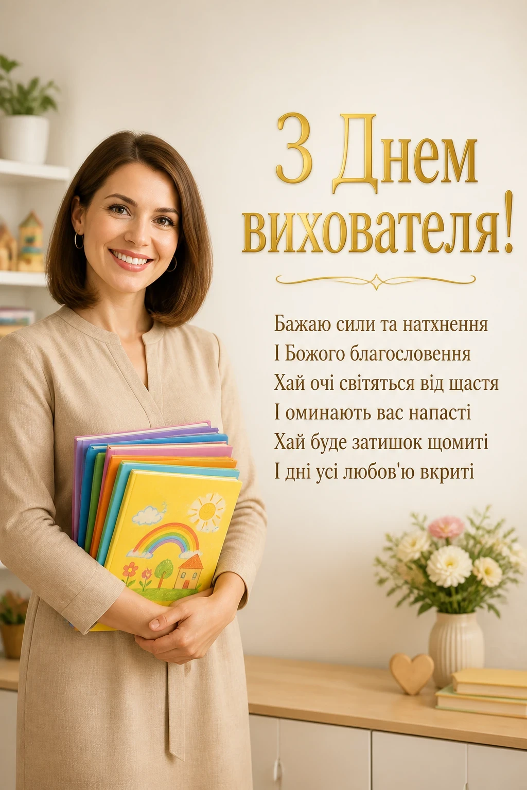 привітання вихователям своїми словами привітання вихователям своїми словами