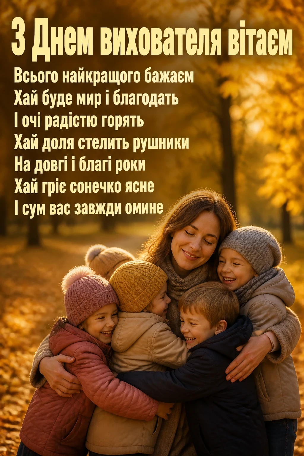 привітання вихователям своїми словами привітання вихователям своїми словами