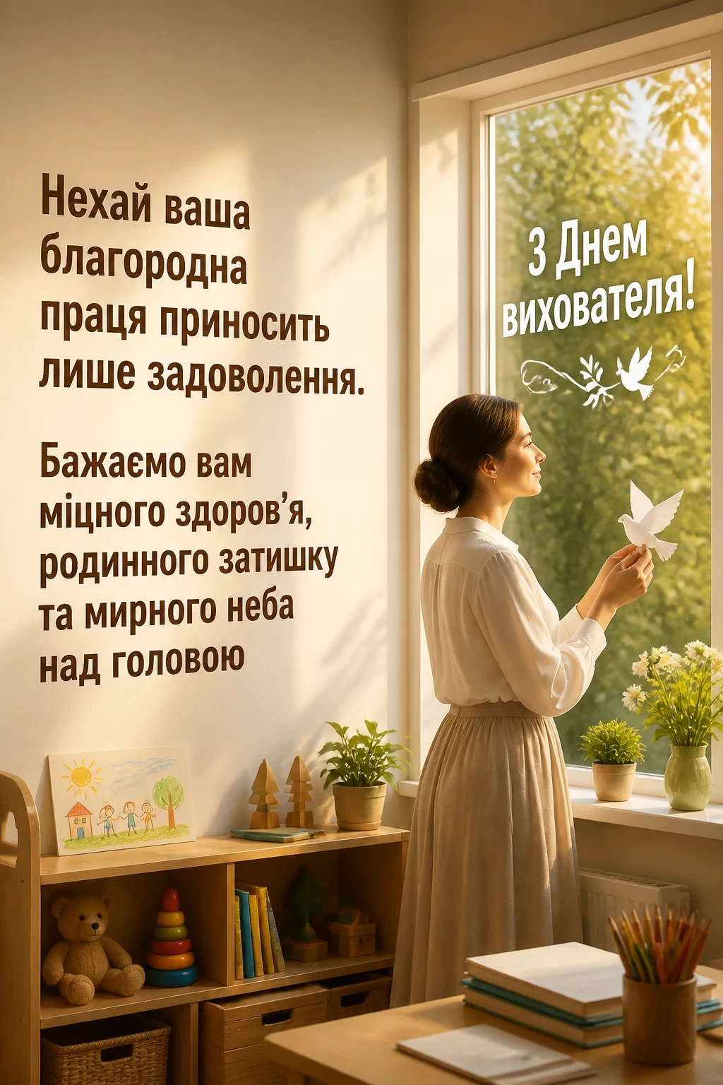 привітання вихователям своїми словами привітання вихователям своїми словами