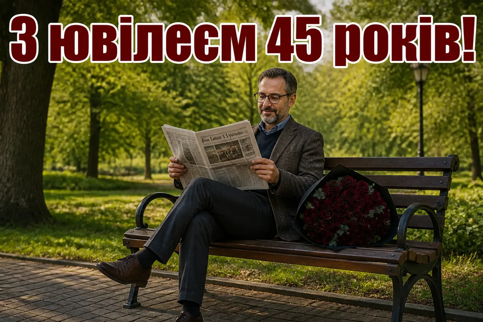 привітання чоловіку 45 річчям з ювілеєм 45 років мужчині