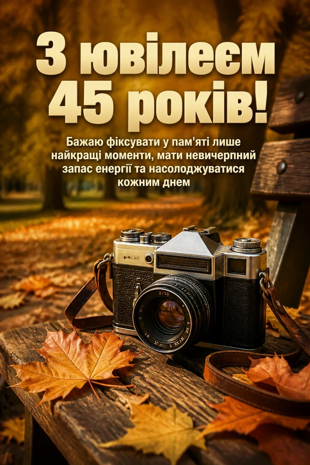 привітання чоловіку 45 річчям з ювілеєм 45 років мужчині