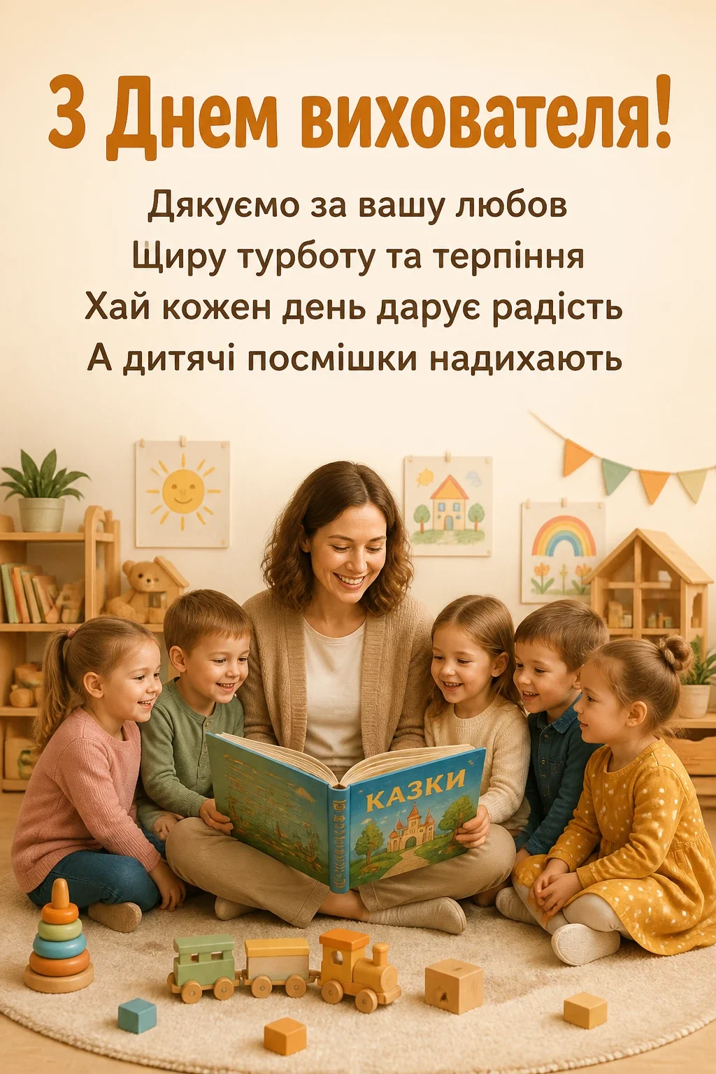 привітання вихователям своїми словами привітання вихователям своїми словами