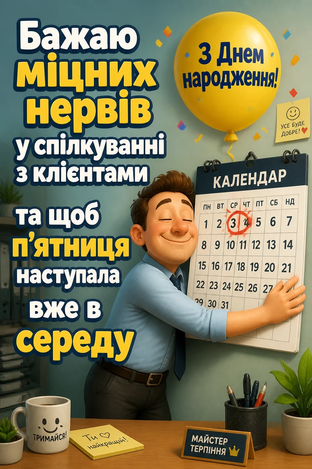 привітання з днем народження своїми словами колезі привітання з днем народження своїми словами колезі