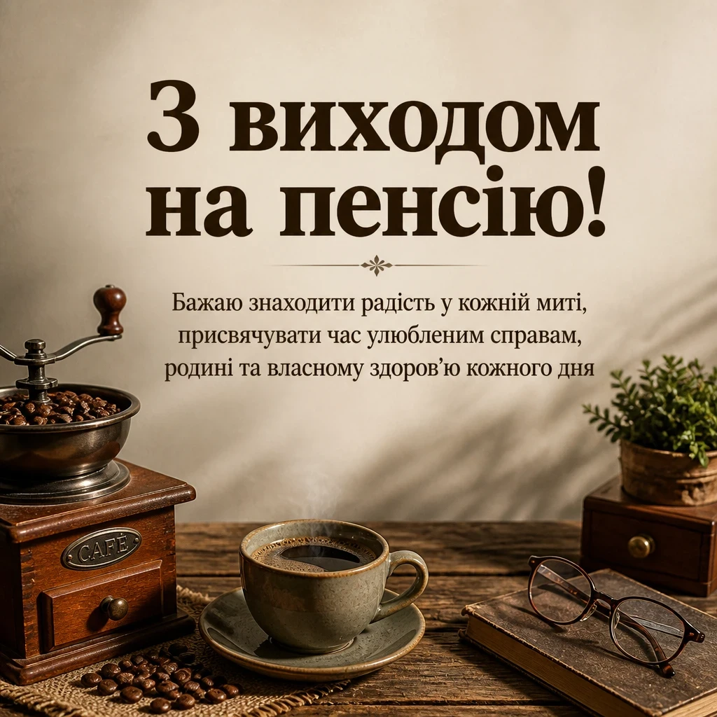 привітання з виходом на пенсію у віршах