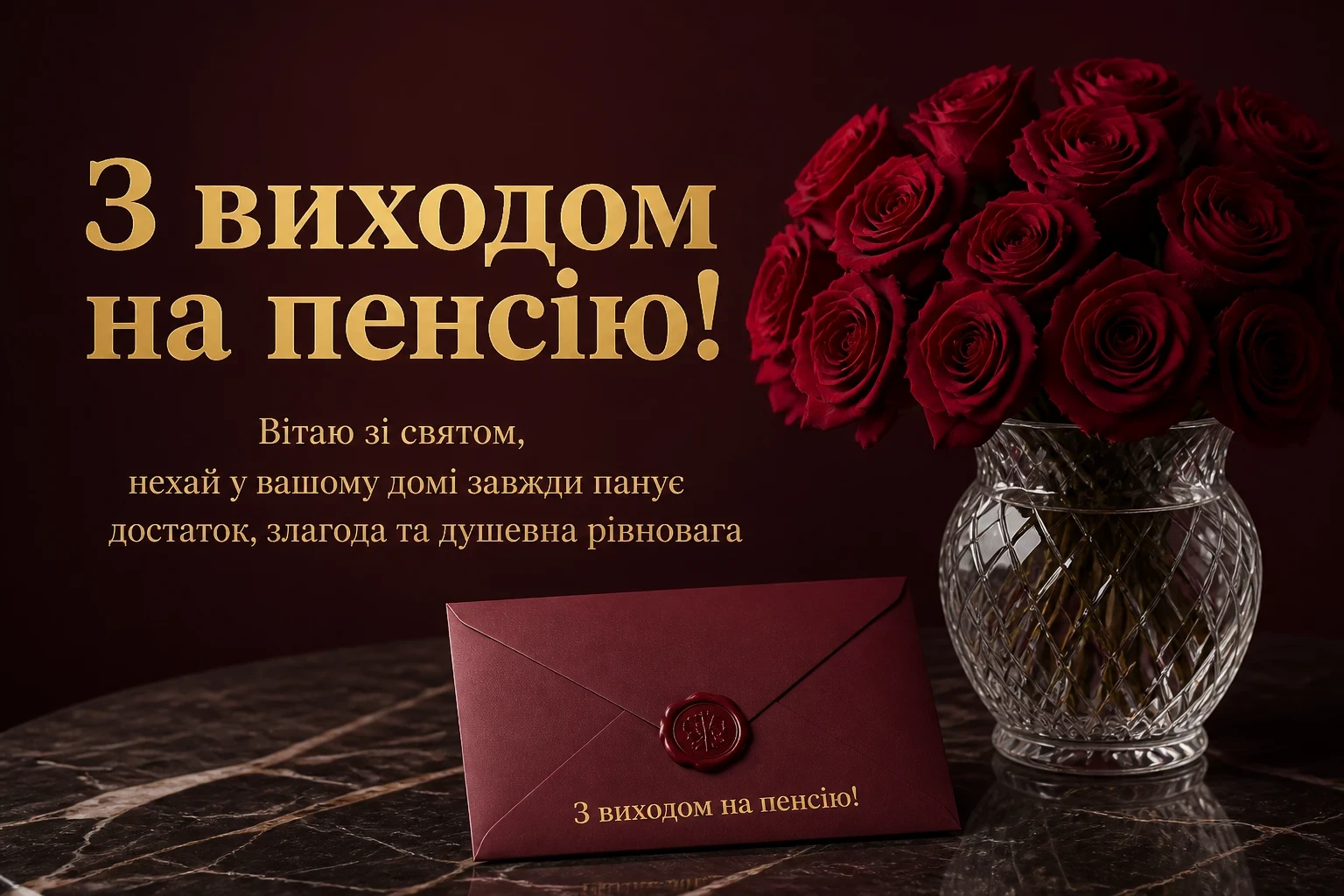 привітання з виходом на пенсію у віршах