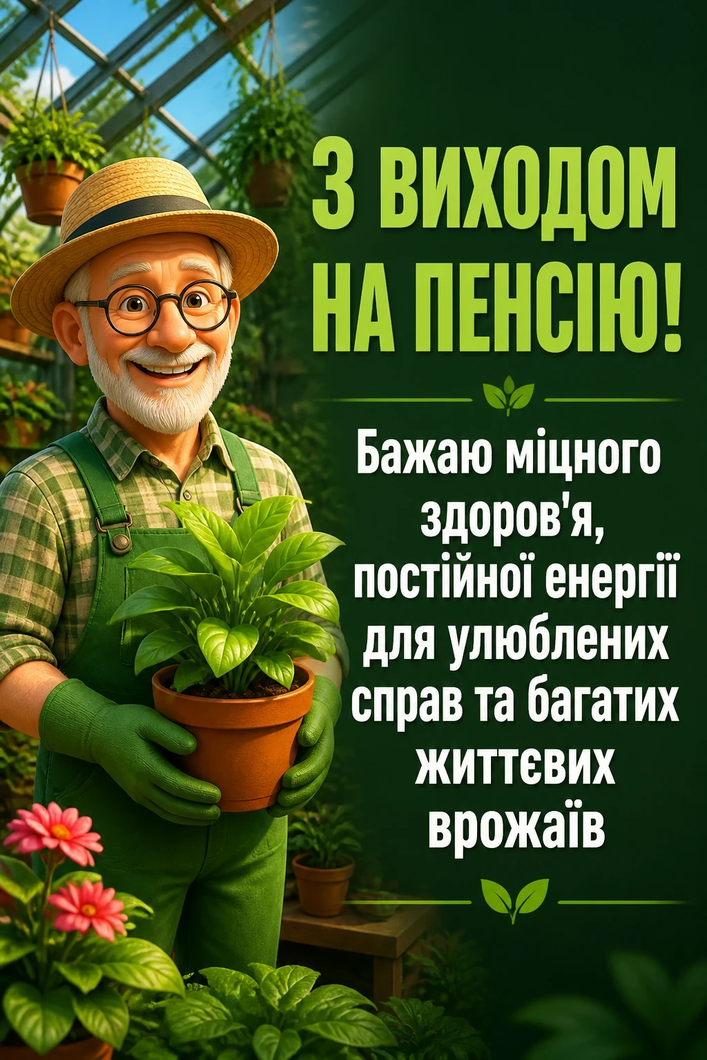 привітання з виходом на пенсію у віршах