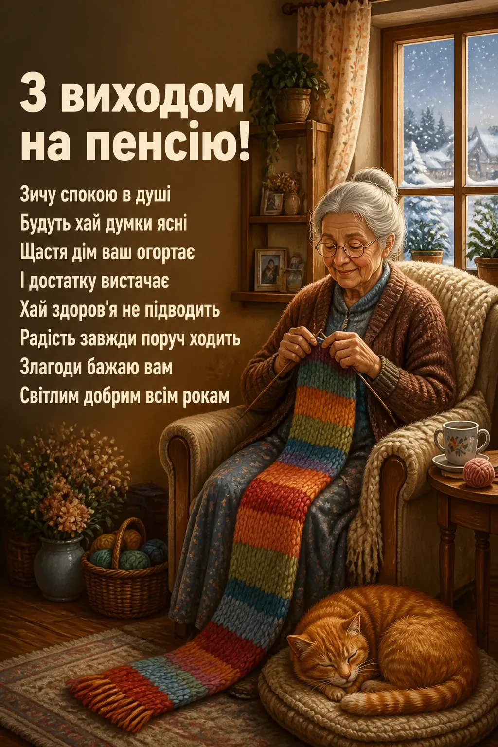 привітання з виходом на пенсію у віршах