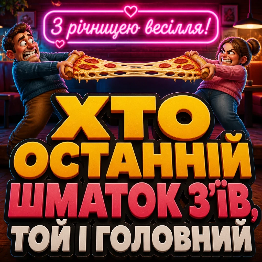 короткі смішні привітання з річницею весілля