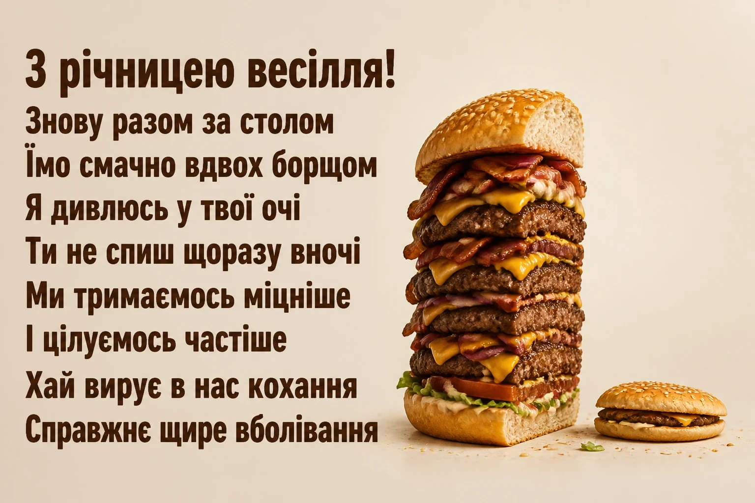 короткі смішні привітання з річницею весілля