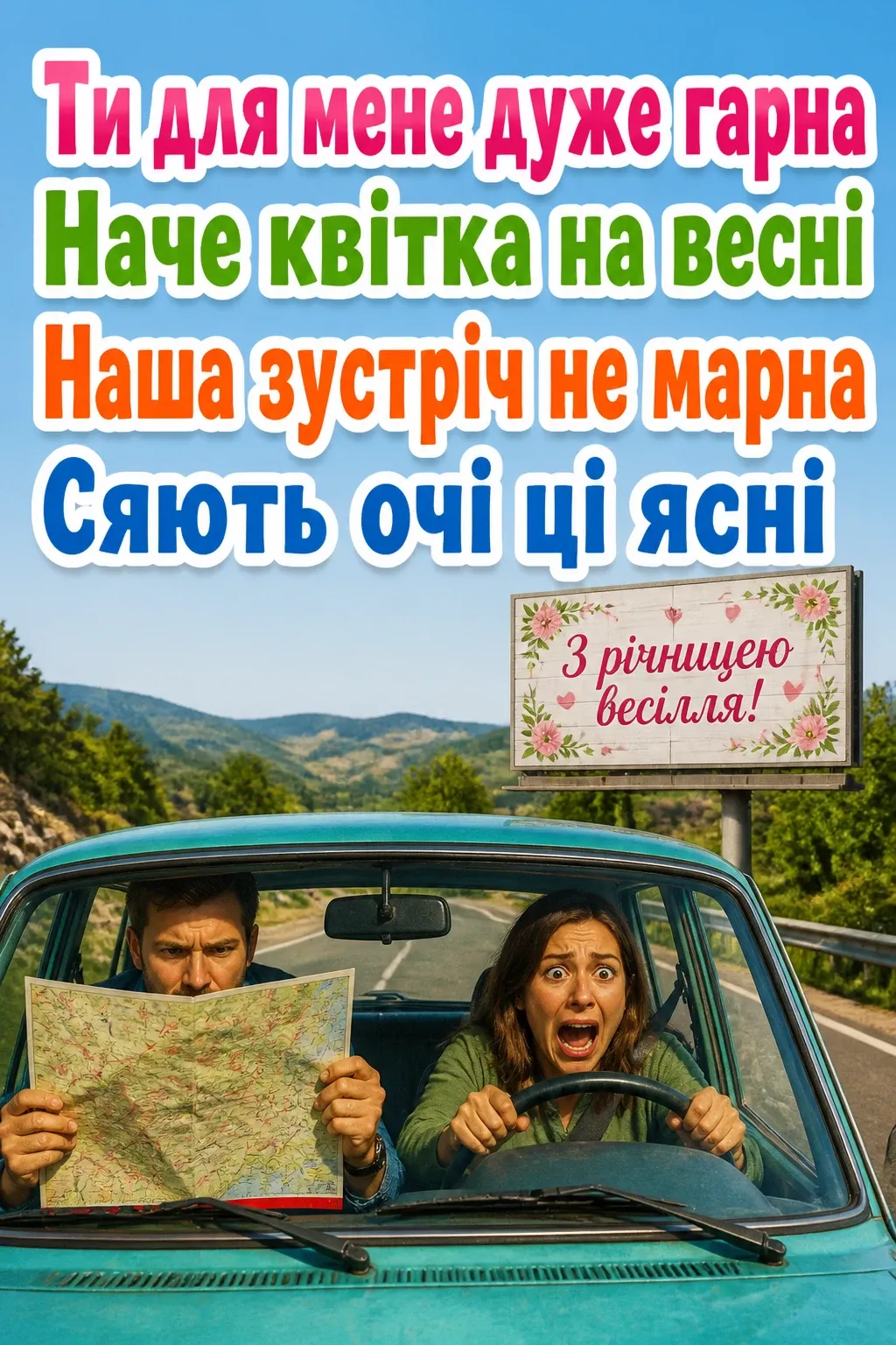 короткі смішні привітання з річницею весілля
