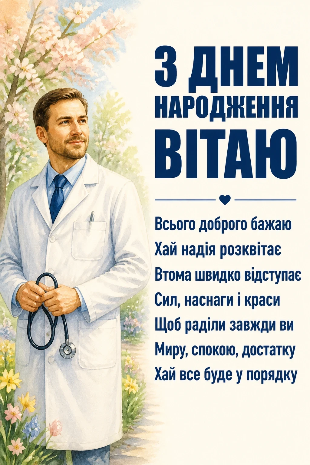 привітання з днем народження лікарю привітання з днем народження лікарю