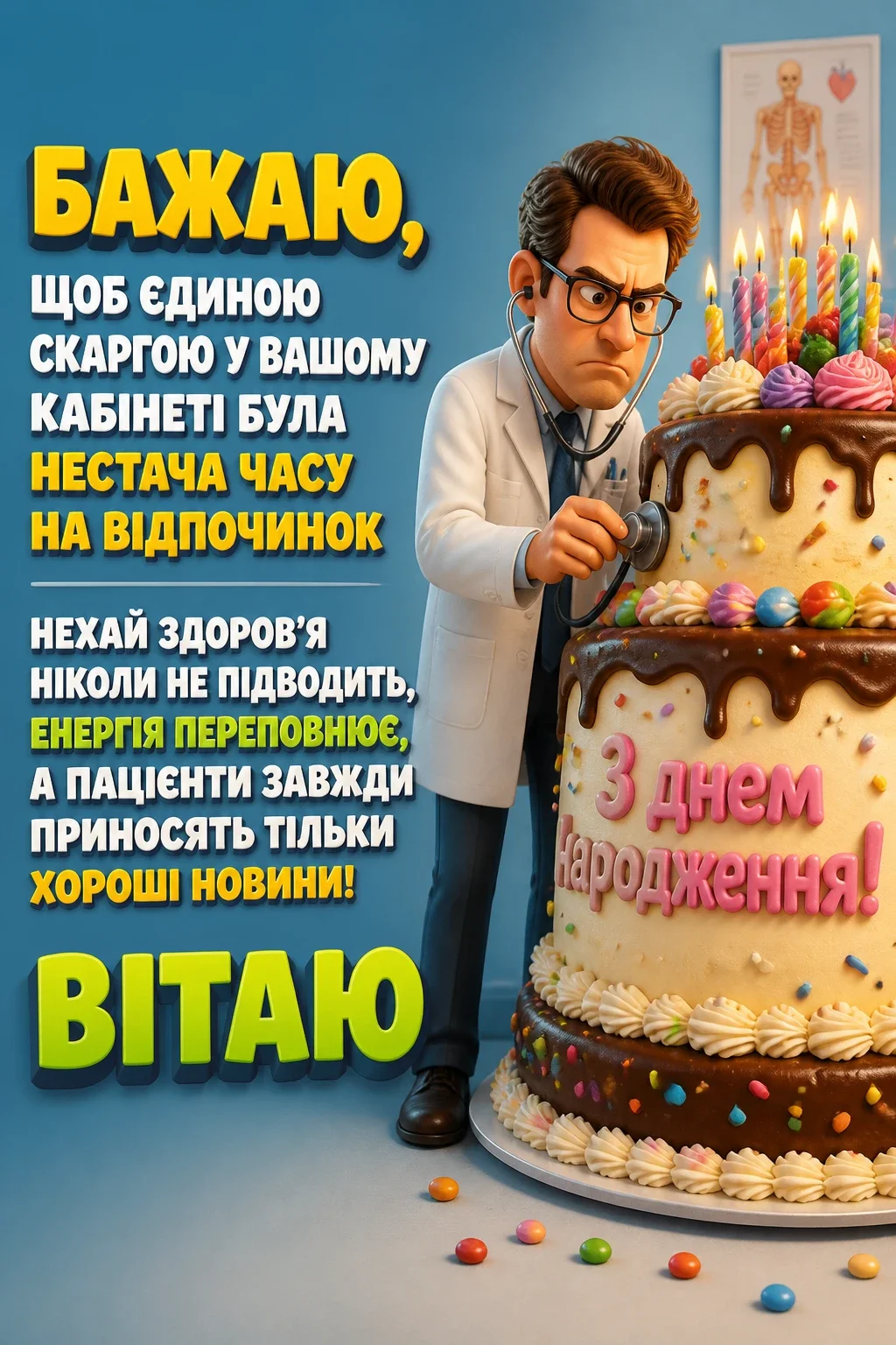 привітання з днем народження лікарю привітання з днем народження лікарю