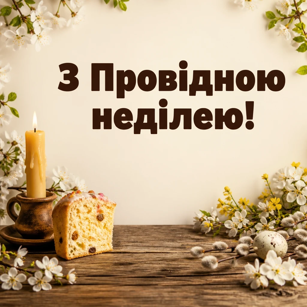з провідною неділею привітання з провідною неділею привітання