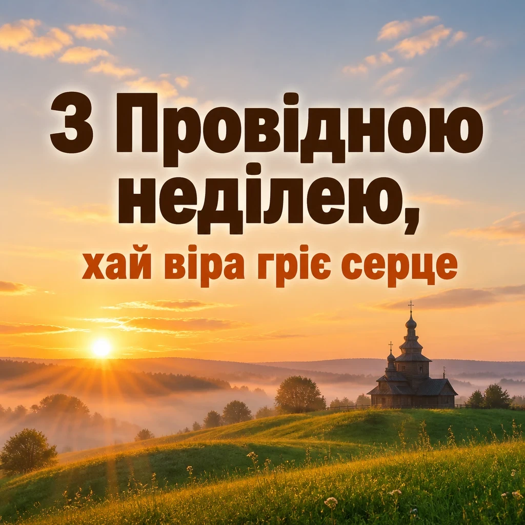 з провідною неділею привітання з провідною неділею привітання