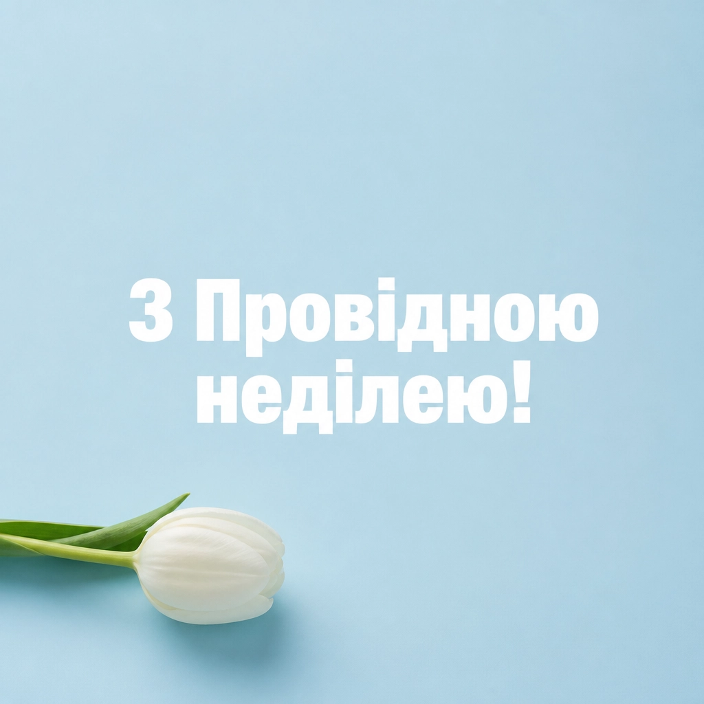 з провідною неділею привітання з провідною неділею привітання